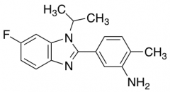5-[6-fluoro-1-(propan-2-yl)-1H-1,3-benzodiazol-2-yl]-2-methylaniline