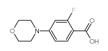 2-Fluoro-4-morpholinobenzoic acid