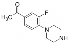 1-[3-fluoro-4-(piperazin-1-yl)phenyl]ethan-1-one