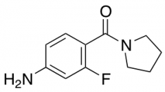 3-fluoro-4-(pyrrolidine-1-carbonyl)aniline