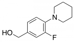 [3-fluoro-4-(piperidin-1-yl)phenyl]methanol