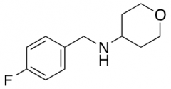 N-[(4-Fluorophenyl)methyl]oxan-4-amine