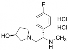 (2S,3'S)-1-[2-(4-Fluoro-phenyl)-2-methylamino-ethyl]-pyrrolidin-3-ol Dihydrochloride