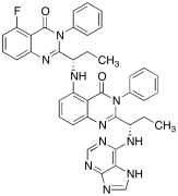 [(S)-1-(5-Fluoro-4-oxo-3-phenyl-3,4-dihydroquinazolin-2-yl)propyl]amino Desfluoroidelalisi