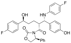 (4S)-3-[(2R,5S)-5-(4-Fluorophenyl)-2-[(S)-[(4-fluorophenyl)amino](4-hydroxyphenyl)methyl]-
