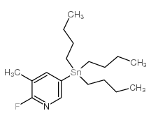 2-Fluoro-3-methyl-5-(tributylstannyl)pyridine