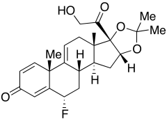 6&alpha;-Fluoro-21-hydroxy-16&alpha;,17-(isopropylidenedioxy)pregna-1,4,9(11)-trie