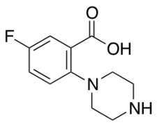 5-Fluoro-2-piperazinobenzoic Acid