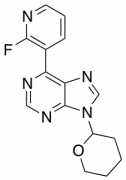 6-(2-Fluoropyridin-3-yl)-9-(oxan-2-yl)purine