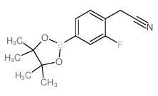 2-(2-Fluoro-4-(4,4,5,5-tetramethyl-1,3,2-dioxaborolan-2-yl)phenyl)acetonitrile