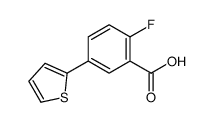 2-Fluoro-5-(thiophen-2-yl)benzoic acid