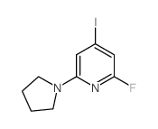 2-Fluoro-4-iodo-6-(pyrrolidin-1-yl)pyridine