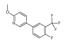 5-[4-Fluoro-3-(trifluoromethyl)phenyl]-2-methoxypyridine