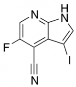 5-Fluoro-3-iodo-1H-pyrrolo[2,3-b]pyridine-4-carbonitrile