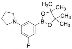 1-[3-Fluoro-5-(4,4,5,5-Tetramethyl-1,3,2-Dioxaborolan-2-Yl)Phenyl]Pyrrolidine