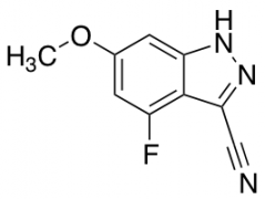4-Fluoro-6-methoxy-1H-indazole-3-carbonitrile