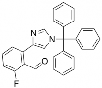 2-Fluoro-6-[1-(triphenylmethyl)-1H-imidazol-4-yl]benzaldehyde