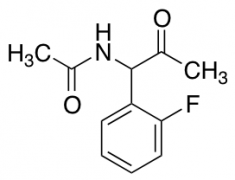 N-[1-(2-fluorophenyl)-2-oxopropyl]acetamide