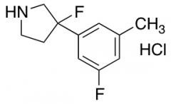 3-Fluoro-3-(3-fluoro-5-methylphenyl)pyrrolidine Hydrochloride