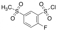 2-Fluoro-5-methanesulfonyl-benzenesulfonyl chloride