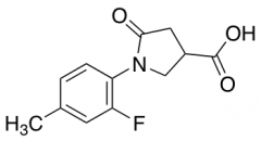 1-(2-Fluoro-4-methylphenyl)-5-oxopyrrolidine-3-carboxylic Acid