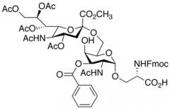 N-Fmoc-4&rsquo;,7&rsquo;,8&rsquo;,9&rsquo;-tetra-O-acetyl-3-O-benzoyl STn 