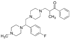 3-[4-[2-(4-Fluorophenyl)-2-(4-methyl-1-piperazinyl)ethyl]-1-piperazinyl]-2-methyl-1-phenyl