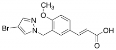 (2E)-3-{3-[(4-Bromo-1H-pyrazol-1-yl)methyl]-4-methoxyphenyl}acrylic Acid