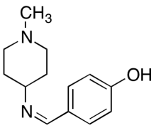 4-[(E)-(1-methyl-4-piperidyl)iminomethyl]phenol