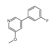 3-(3-Fluorophenyl)-5-methoxypyridine