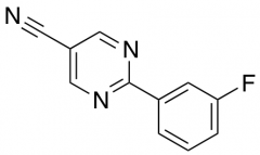 2-(3-Fluoro-phenyl)-pyrimidine-5-carbonitrile