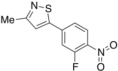 5-​(3-Fluoro-​4-​nitrophenyl)​-​3-​methyl-isothiazole