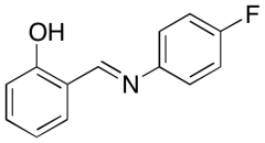 2-[(E)-[(4-Fluorophenyl)imino]methyl]phenol