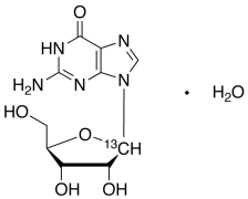 Guanosine-1&rsquo;-13C Hydrate