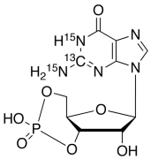 Guanosine 3&rsquo;,5&rsquo;-Cyclic-13C,15N2 Monophosphate