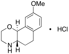 (-)-3,4,4a,5,6,10b-Hexahydro-9-methoxy-2H-naphtho[1,2-b][1,4]oxazin, Hydrochloride