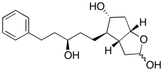 (3aR,4R,5R,6aS)-Hexahydro-4-[(3R)-3-hydroxy-5-phenylpentyl]-2H-cyclopenta[b]furan-2,5-diol