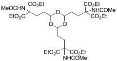 Hexaethyl2,2',2''-((1,3,5-Trioxane-2,4,6-triyl)tris(ethane-2,1-diyl))tris(2-acetamidomalo