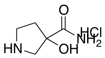 3-hydroxypyrrolidine-3-carboxamide hydrochloride