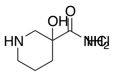 3-hydroxypiperidine-3-carboxamide hydrochloride