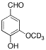 4-Hydroxy-3-methoxybenzaldehyde-d3