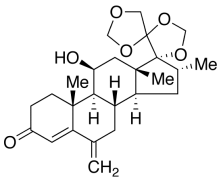 11&beta;-Hydroxy-16&alpha;-methyl-6-methylene-17,20:20,21-bis(methylenedioxy)-preg