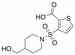3-{[4-(Hydroxymethyl)piperidin-1-yl]sulfonyl}thiophene-2-carboxylic Acid