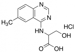3-hydroxy-2-[(6-methylquinazolin-4-yl)amino]propanoic acid hydrochloride