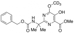 5-Hydroxy-2-[1-methyl-1-[[benzylcarbamoyl]amino]ethyl]-6-methoxypyrimidine-4-carboxylic Ac