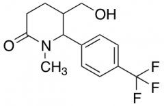 5-(hydroxymethyl)-1-methyl-6-[4-(trifluoromethyl)phenyl]piperidin-2-one