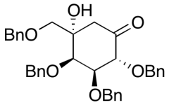 (2R,3S,4R,5S)-5-Hydroxy-2,3,4-tris(phenylmethoxy)-5-[(phenylmethoxy)methyl]-cyclohexanone