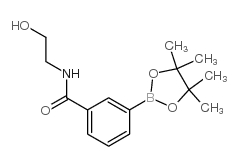 N-[2-Hydroxyethyl]benzamide-3-boronic acid, pinacol ester