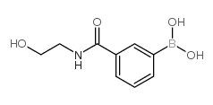 3-(2-Hydroxyethylcarbamoyl)phenylboronic acid