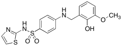 4-[[(2-Hydroxy-3-methoxyphenyl)methyl]amino]-N-2-thiazolyl-benzenesulfonamide